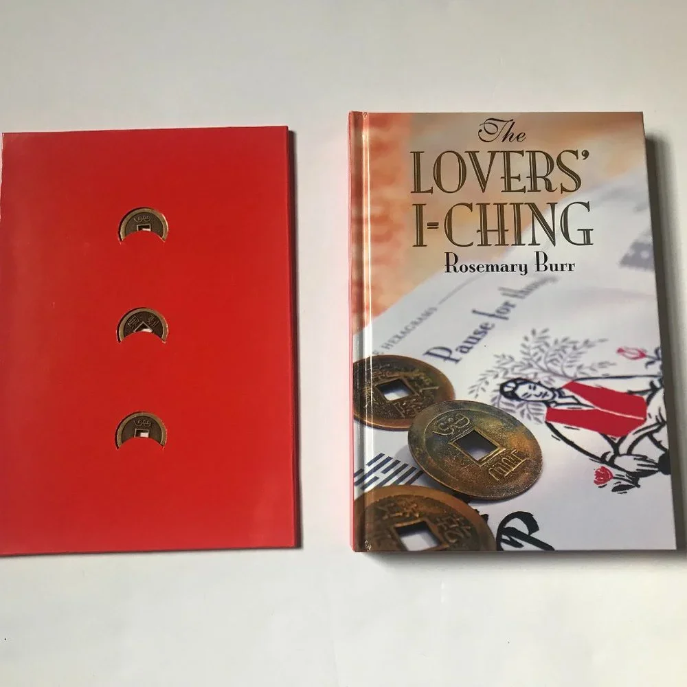 The Lovers' I-Ching by Rosemary Burr, Incl. Illustrated Book & 3 Casting Coins